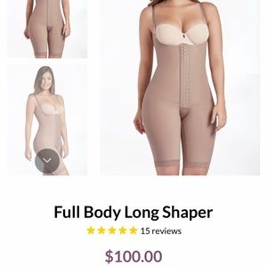 Full body long shaper. Curveez brand